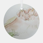 Also in Liebe von Hevener Ornament Aus Glas (Rückseite)