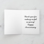 Also, Junge Jubiläumskarte Karte (Innenseite)