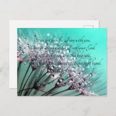 Also keine Angst vor Isaiah 41:10 Bibelverse Postkarte (Vorne/Hinten)