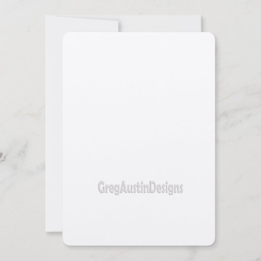 ALSO KÖNNTE ICH IHNEN LÄNGER LIEBE MACHEN — VALENT KARTE (Rückseite)