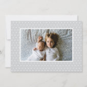 Also lohnt sich die Warte-Foto-Geburtserklärung Ankündigung (Rückseite)