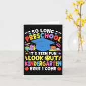 Also, Long Preschool Abschluss Kindergarten Hier, Karte (Gelbe Blume)