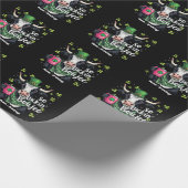 Also, Luckin' Boujee Retro St. Patrick's Day Geschenkpapier (Ecke)