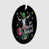 Also, Luckin' Boujee Retro St. Patrick's Day Ornament (Vorderseite)