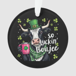 Also, Luckin' Boujee Retro St. Patrick's Day Ornament