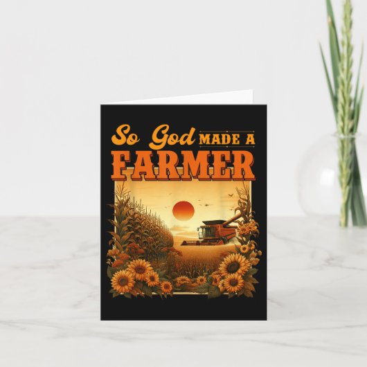 Also machte Gott einen Bauer, ein Bauernleben, Chr Karte (Vorderseite)