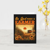 Also machte Gott einen Bauer, ein Bauernleben, Chr Karte (Gelbe Blume)