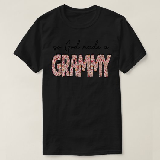 Also machte Gott einen Grammy T-Shirt (Design vorne)
