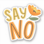 Also nein aufkleber (Vorderseite)