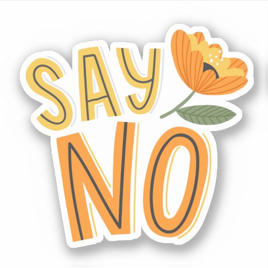 Also nein aufkleber (Vorderseite)