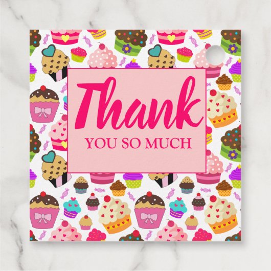 Also nett von Ihnen, Party zu kommen Danke Geschenkanhänger (Rückseite)