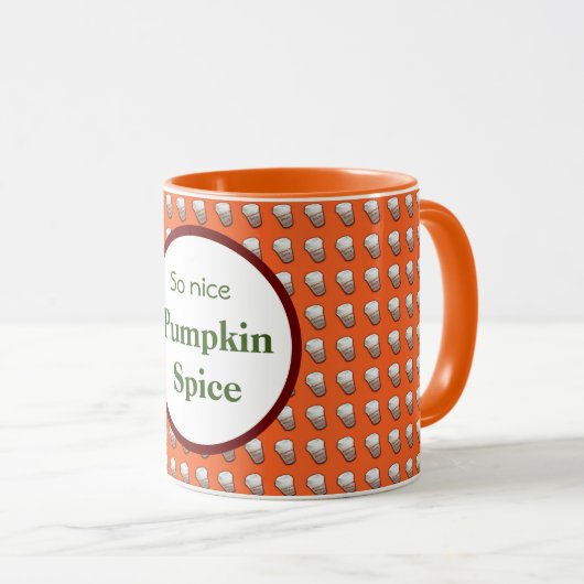 Also Nice Pumpkin Gewürz Tasse (VorderseiteRechts)