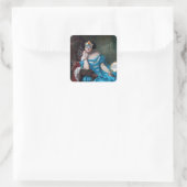 Also Posh Masquerade Quadratischer Aufkleber (Tasche)