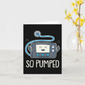 Also pumpen ich Insulinpumpe Diabetes Typ 1 Karte (Gelbe Blume)