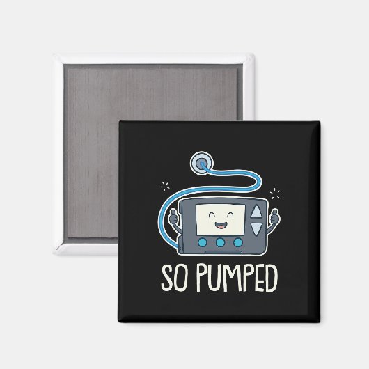 Also pumpen ich Insulinpumpe Diabetes Typ 1 Magnet (Vorderseite/Rückseite)