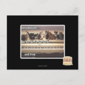 Also, Re, Mi, Fa, also, La, Ti, Fred Postkarte (Vorderseite)