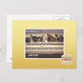 Also, Re, Mi, Fa, also, La, Ti, Fred Postkarte (Vorne/Hinten)