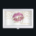 Also, Rosa Glitzer Lips und Gold Confetti Visitenkarten Etui<br><div class="desc">Berufliche Visitenkarten-Inhaber in so rosa Glitzer Lips und Gold Confetti Designprint mit DIY Text. ✔ HINWEIS: ÄNDERN SIE NUR DIE VORLAGEBEREICHE, DIE SIE BENÖTIGEN! 😀 Sie können den Text bei Bedarf entfernen und neu hinzufügen, was immer Sie möchten und welchen Schriftart Sie möchten. 📌 Wenn Sie weitere Anpassungen benötigen, klicken...</div>