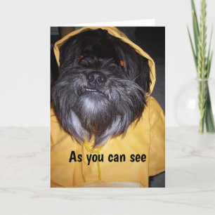 ALSO SAD UND **BLAU OHNE SIE*** FEHLT SIE!! FEIERTAGSKARTE