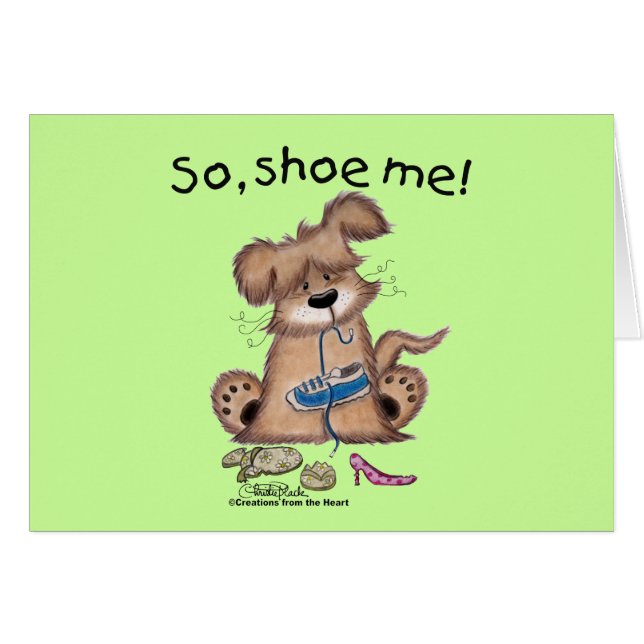 Also, Schuh mich! (Vorderseite (Horizontal))
