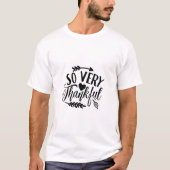 Also sehr dankbar Typografie T-Shirt (Vorderseite)