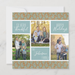 Also sehr dankbarer Erntedank für Fotocollage Feiertagskarte