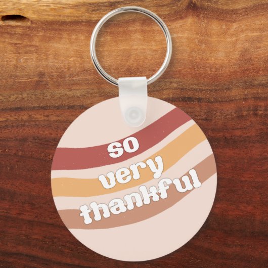 Also sehr dankbarer Round Schlüsselanhänger (Vorderseite)