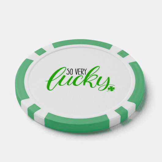 Also sehr glücklicher Poker Chip (Einzeln)