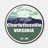 Also sehr Virginia Charlottesville Magnet (Vorne)