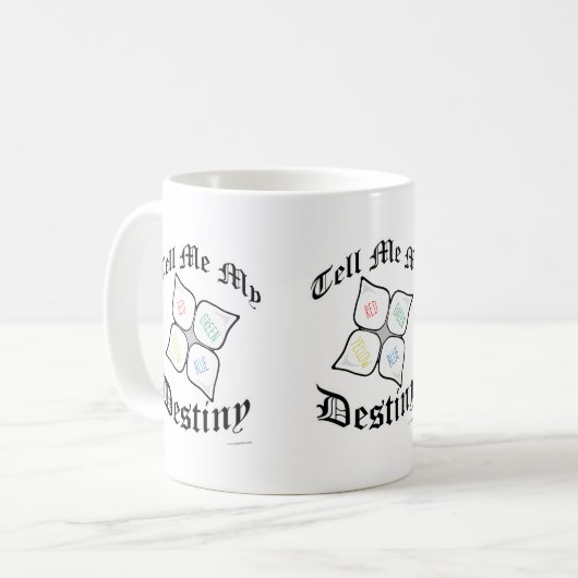 Also Snarky Fortuneteller Nostalgia Design Kaffeetasse (Vorderseite Links)