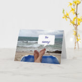 ALSO SORRY-TURNING 50! HOFFE, ES IST GROSS KARTE (Gelbe Blume)