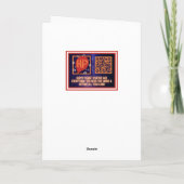 Also stolz auf deine Grußkarte Dankeskarte (Rückseite)