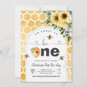 Also süß, um eine Bienenthemenparty zu sein, am er Einladung (Vorderseite)