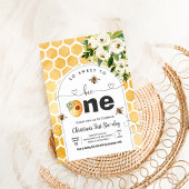 Also süß, um eine Bienenthemenparty zu sein, am er Einladung