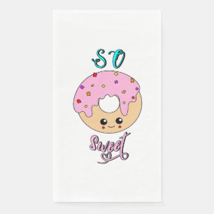 Also süße Donuts 2. Juni Jelly National Donut Day Serviette