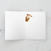 Also viel Glück für EWE Spaß Herzlichen Glückwunsc Karte (Innenseite)