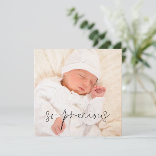 Also Wertvolle Mädchen oder Junge Foto Geburtserkl (Stehend Vorderseite)