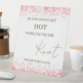 Also wird es nicht heiß, während wir den Knotentri Sockelschild (In Situ)