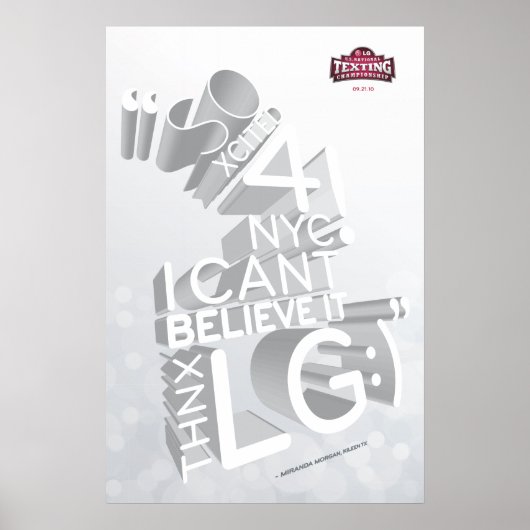 "Also Xcited.." Poster (Vorne)