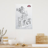 "Also Xcited.." Poster (Küche)