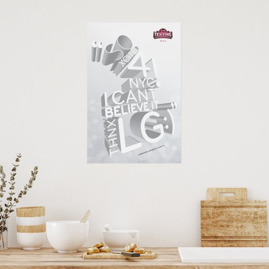 "Also Xcited.." Poster (Küche)