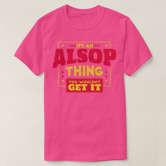 Alsop T-Shirt (Design vorne)