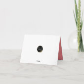 Alstroemeria Anniversary wünscht Karte (Rückseite)