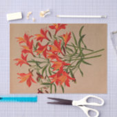 Alstroemeria Aurantiaca von Arentina Arendsen Seidenpapier (Handwerk)