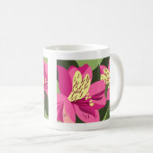Alstroemeria-Blume Kaffeetasse (VorderseiteRechts)