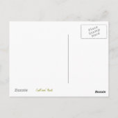 Alstroemeria Herbst Postkarte (Rückseite)