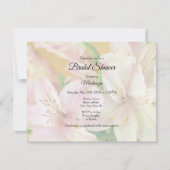 Alstromeria-Malerei Einladung (Vorderseite)