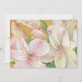 Alstromeria-Malerei Save The Date (Rückseite)