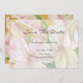 Alstromeria-Malerei Save The Date (Vorne/Hinten)