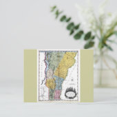 Alt 1814 Vermont Karte (Stehend Vorderseite)